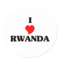 I Love Rwanda stickers