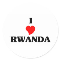 I Love Rwanda stickers by repofcountries I Love Rwanda stickers