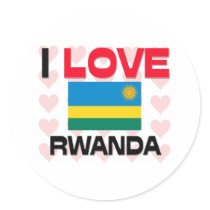 I Love Rwanda stickers by tshirtshirts I Love Rwanda stickers