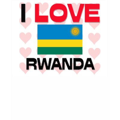 I Love Rwanda T Shirts by tshirtshirts