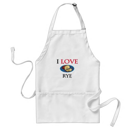 I Love Rye apron