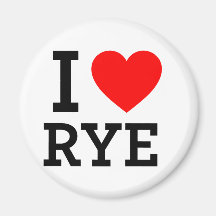 I Love Rye Magnets
