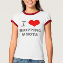 i love s & b t-shirts