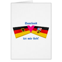 I Love Saarland ist mir lieb cards by Vexillophile I Love Saarland ist mir lieb cards