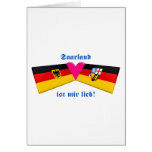 I Love Saarland ist mir lieb Card