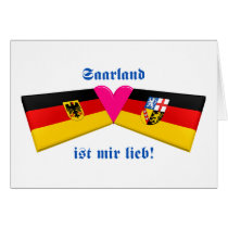I Love Saarland ist mir lieb cards by Vexillophile I Love Saarland ist mir lieb cards