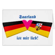I Love Saarland ist mir lieb cards by Vexillophile I Love Saarland ist mir lieb cards