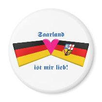 I Love Saarland ist mir lieb magnets by Vexillophile I Love Saarland ist mir lieb magnets