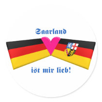 I Love Saarland ist mir lieb stickers