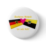 I Love Sachsen-Anhalt ist mir lieb Buttons