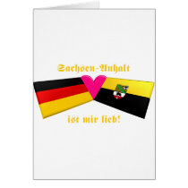 I Love Sachsen-Anhalt ist mir lieb cards by Vexillophile I Love Sachsen-Anhalt ist mir lieb cards