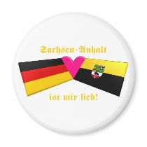 I Love Sachsen-Anhalt ist mir lieb magnets by Vexillophile I Love Sachsen-Anhalt ist mir lieb magnets
