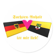 I Love Sachsen-Anhalt ist mir lieb stickers by Vexillophile I Love Sachsen-Anhalt ist mir lieb stickers