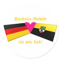 I Love Sachsen-Anhalt ist mir lieb stickers by Vexillophile I Love Sachsen-Anhalt ist mir lieb stickers