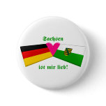 I Love Sachsen ist mir lieb Pin