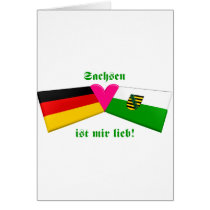 I Love Sachsen ist mir lieb cards by Vexillophile I Love Sachsen ist mir lieb cards