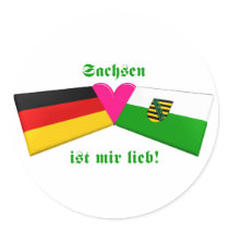 I Love Sachsen ist mir lieb stickers by Vexillophile I Love Sachsen ist mir lieb stickers
