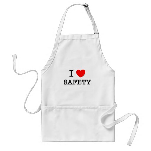 I Love Safety Aprons
