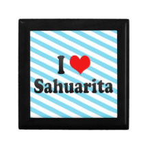 I Love Sahuarita, United States Jewelry Boxes
