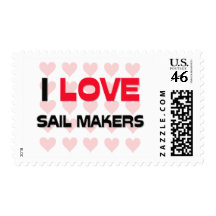 I LOVE SAIL MAKERS POSTAGE