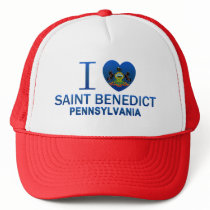 I Love Saint Benedict, PA Hat