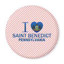 I Love Saint Benedict, PA Fridge Magnet
