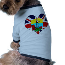 I Love Saint Helena Doggie Tee