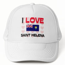 I Love Saint Helena hats