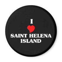 I Love Saint Helena Island magnets