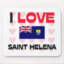 I Love Saint Helena mousepads