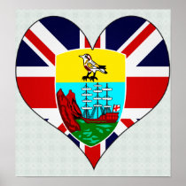 I Love Saint Helena Print