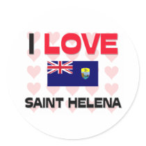 I Love Saint Helena stickers by tshirtshirts I Love Saint Helena stickers