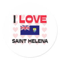 I Love Saint Helena stickers by tshirtshirts I Love Saint Helena stickers