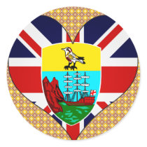 I Love Saint Helena Sticker