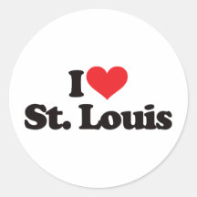 I Love Saint Louis Sticker