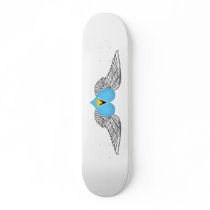I Love Saint Lucia -wings Skateboard Deck