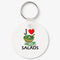 I Love Salads keychains