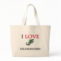 I Love Salamanders bags