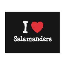 I love Salamanders heart custom personalized postcards by funnycustomtshirts I love Salamanders heart custom personalized postcards
