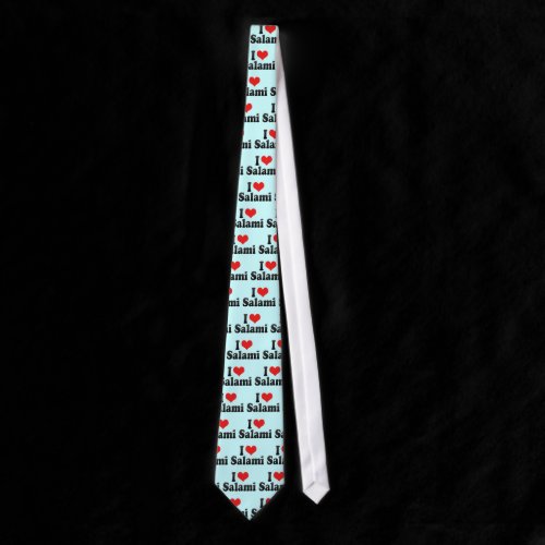 I Love Salami Necktie