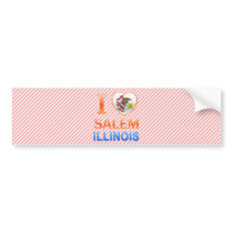 I Love Salem, IL Bumper Stickers
