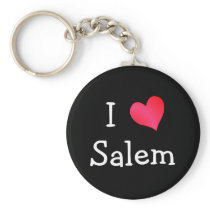 I Love Salem Key Chain
