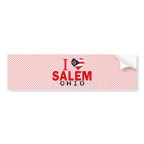 I love Salem, Ohio Bumper Stickers
