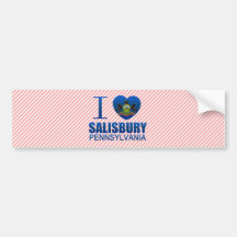 I Love Salisbury, PA Bumper Stickers