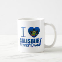 I Love Salisbury, PA Coffee Mugs