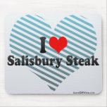 I Love Salisbury Steak Mousepads