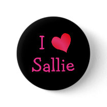 I Love Sallie buttons by definingyou I Love Sallie buttons