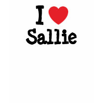 I love Sallie heart T-Shirt