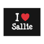 I love Sallie heart T-Shirt Post Cards