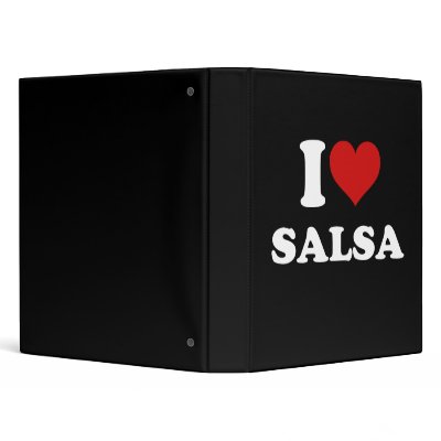 I Love Salsa binders
